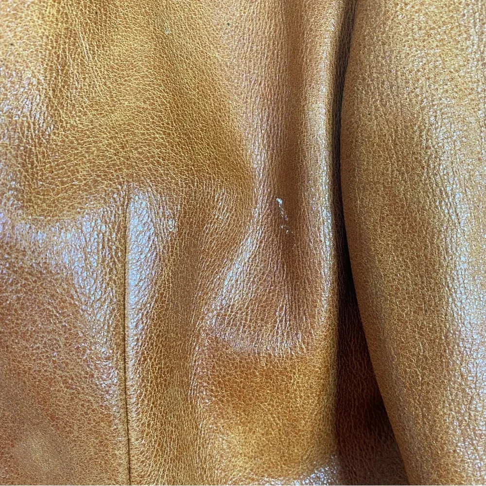 Vintage Valerie Stevens Brown 100% Leather Jacket - Picture 11 of 14